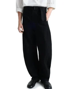 LEMAIRE Twisted Belted Pants Black