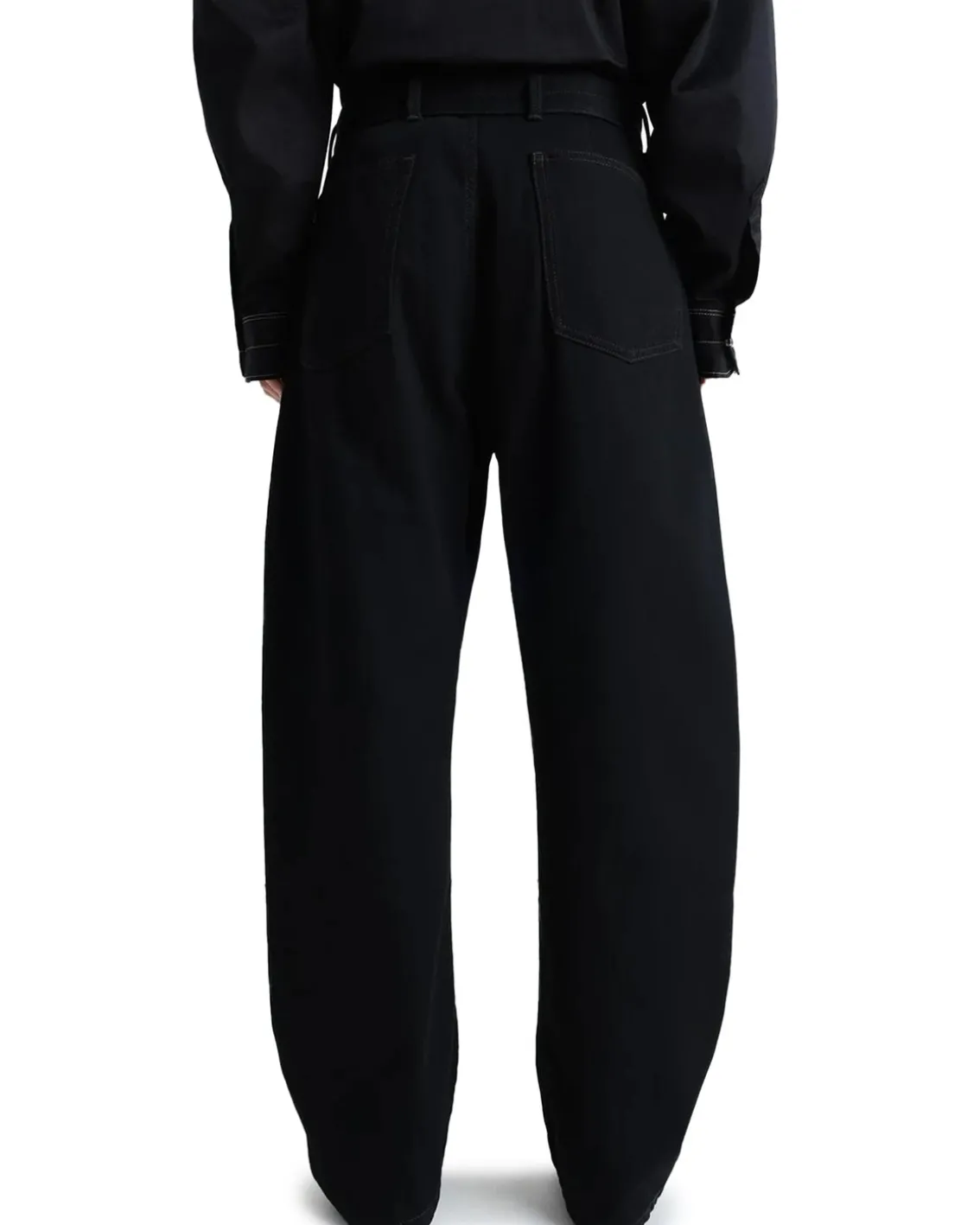 LEMAIRE Twisted Belted Pants Black