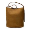Lié Studio The Norma Tote Maple Brown Suede
