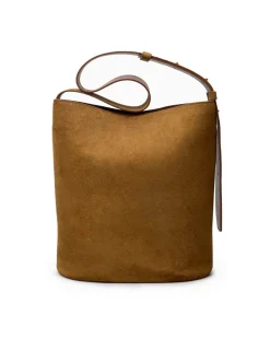 Lié Studio The Norma Tote Maple Brown Suede