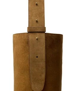 Lié Studio The Norma Tote Maple Brown Suede