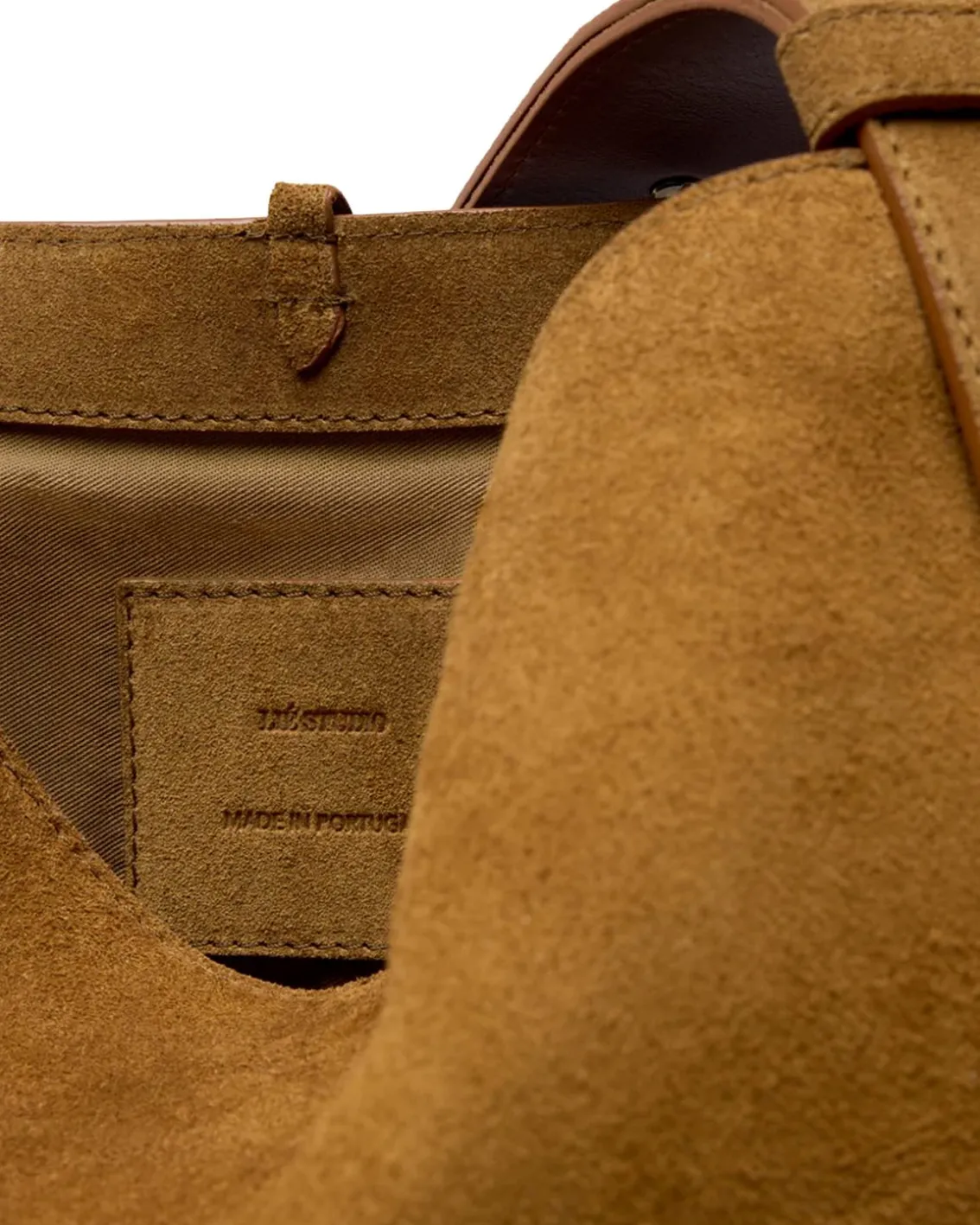 Lié Studio The Norma Tote Maple Brown Suede