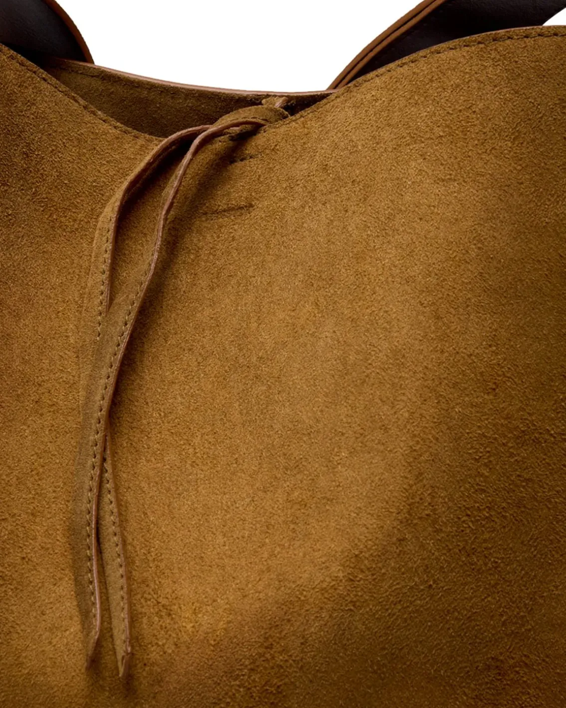 Lié Studio The Norma Tote Maple Brown Suede