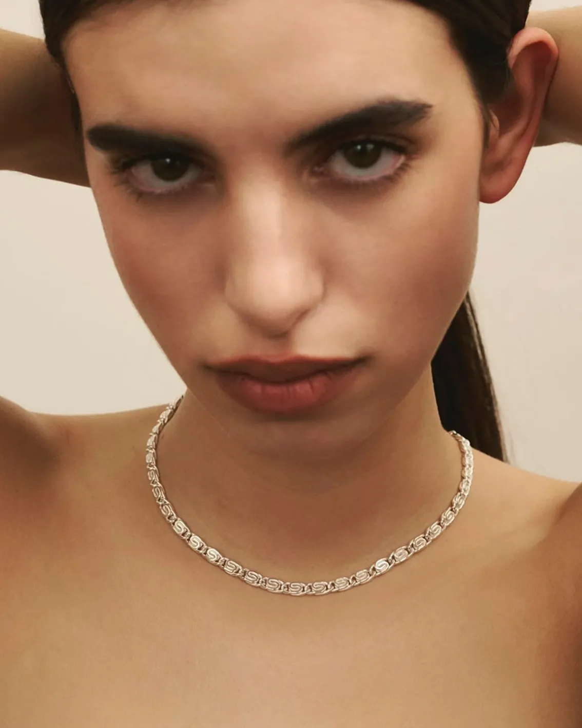 Louis Abel 12 Mm Vortex Necklace Silver