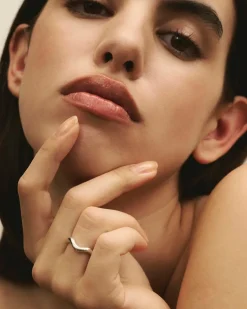 Louis Abel Aurea´ Polished Thin Ring Silver