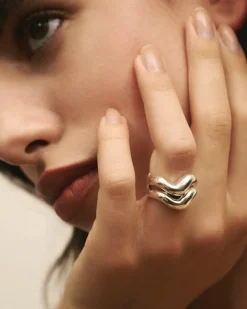 Louis Abel Aurea´ Polished Ring Silver