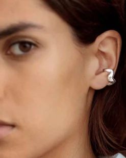 Louis Abel Aurea´ Polished Ear Cuff Silver