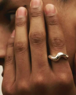 Louis Abel Aurea´ Polished Ring Silver