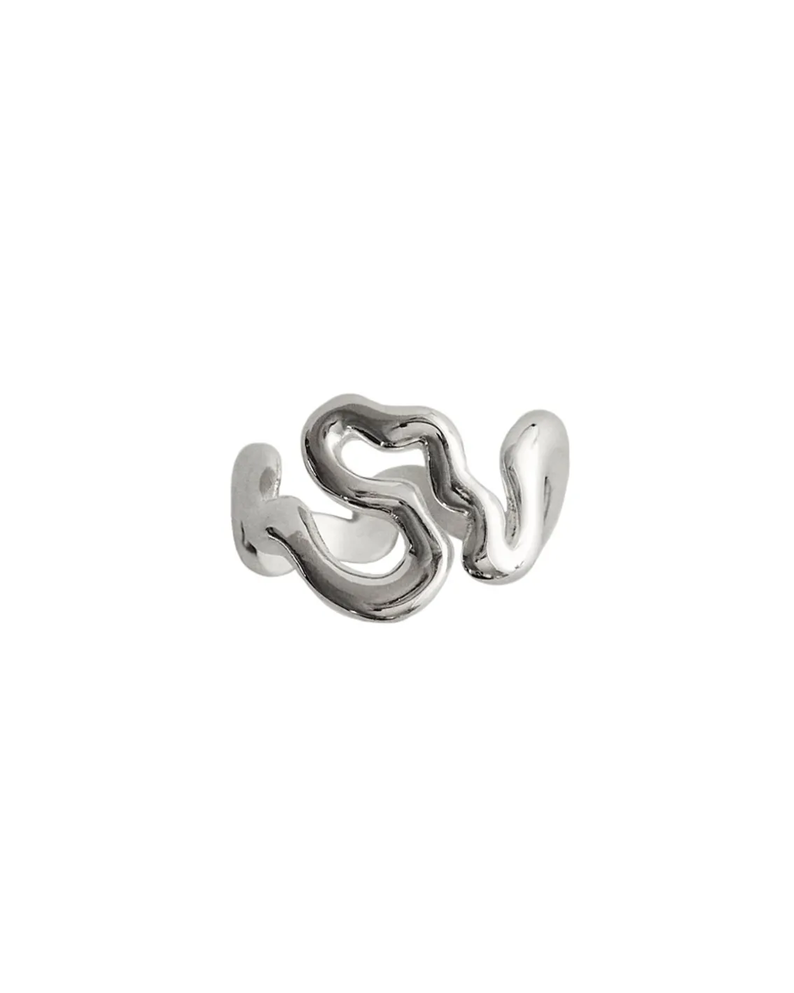 Louis Abel Radix Polished Ring Silver