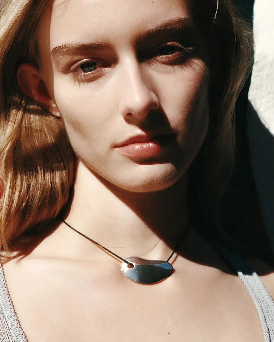 Louis Abel Strea Cord Necklace Silver