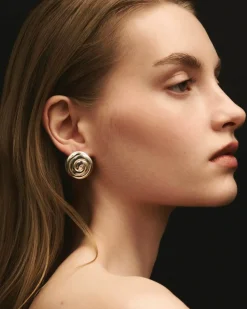 Louis Abel Uzu Mid Earrings Silver