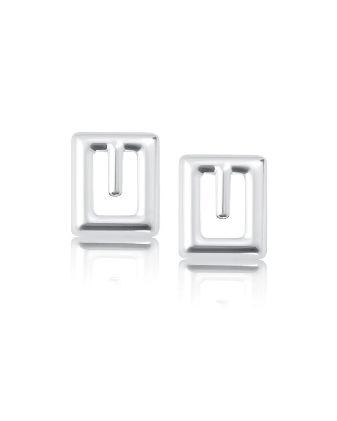 Louis Abel Zona Earrings Silver