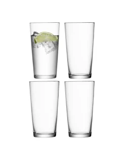 LSA INTERNATIONAL Gio Drinking Glass Set Of 4 High Clear