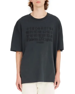Maison Margiela Embroidered Logo T-Shirt Washed Black