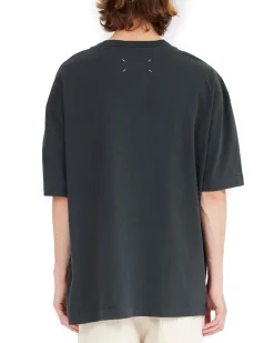 Maison Margiela Embroidered Logo T-Shirt Washed Black