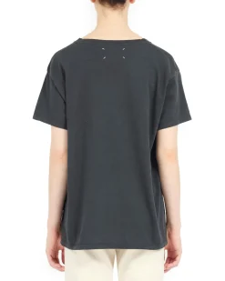 Maison Margiela Numeric Cotton T-Shirt Washed Black
