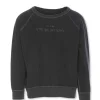 Maison Margiela Numeric Hooded Logo Sweatshirt Washed Black