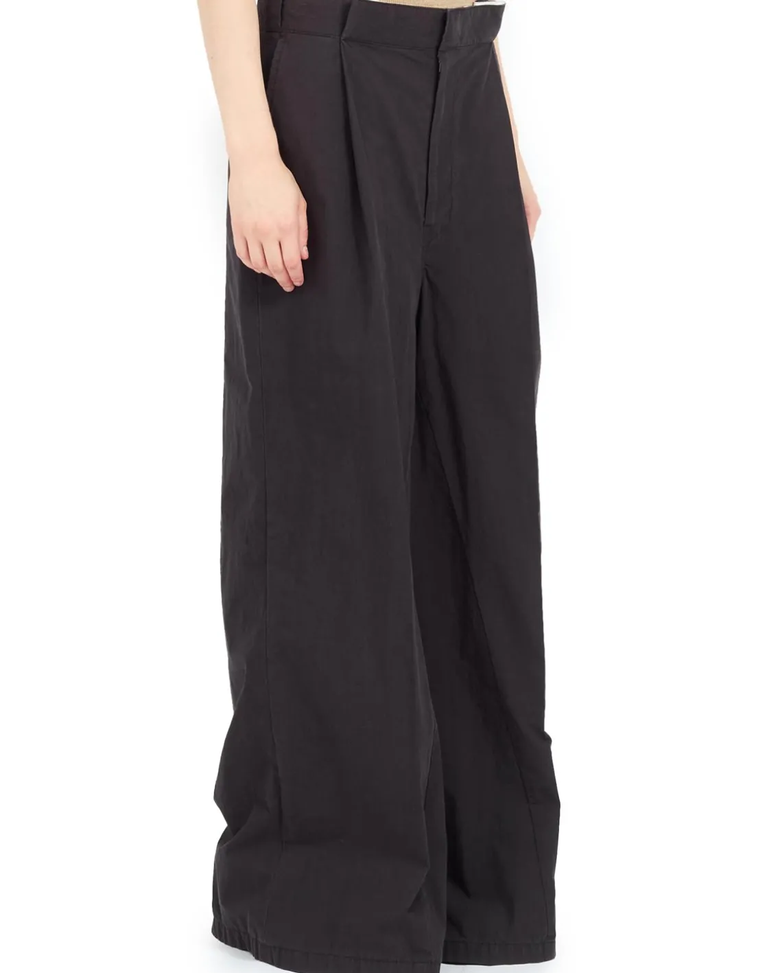 Maison Margiela Oversized Pleated Trousers Black