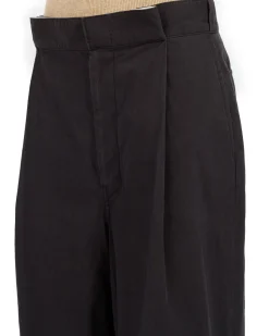 Maison Margiela Oversized Pleated Trousers Black