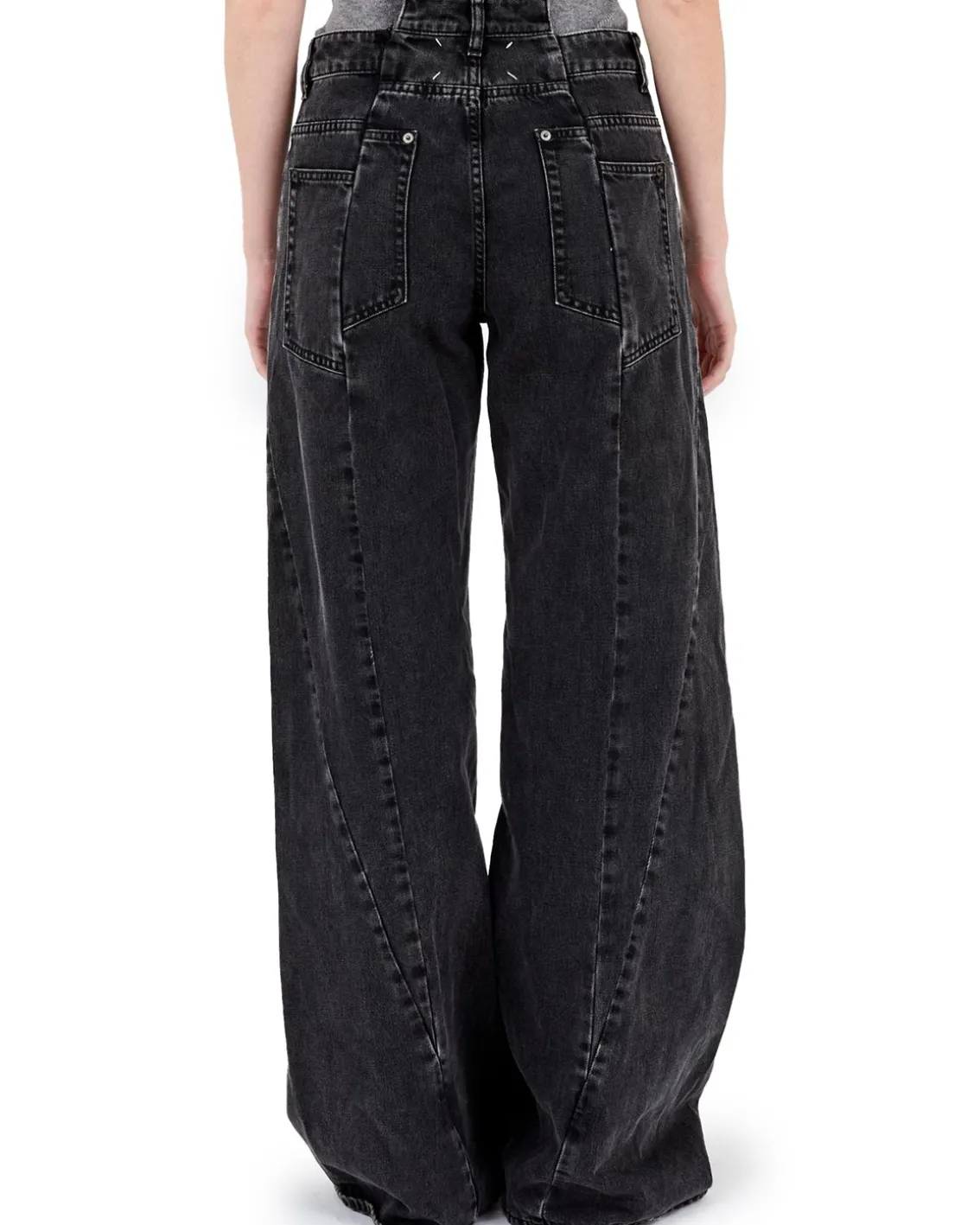 Maison Margiela Reworked Denim Jeans Medium Black Stone