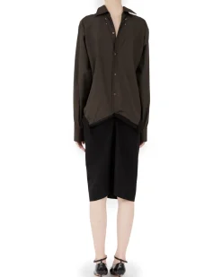 Maison Margiela Reworked Midi Dress Dark Brown/Black