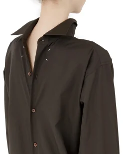 Maison Margiela Reworked Midi Dress Dark Brown/Black