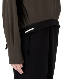 Maison Margiela Reworked Midi Dress Dark Brown/Black