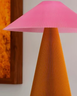 MANU Teen Jane Table Lamp Mustard/Pink
