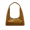 MARGESHERWOOD Hobo Shoulder Bag Soft Camel Crinkle