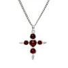 Maria Nilsdotter Empress Garnet Necklace Red Garnet Silver