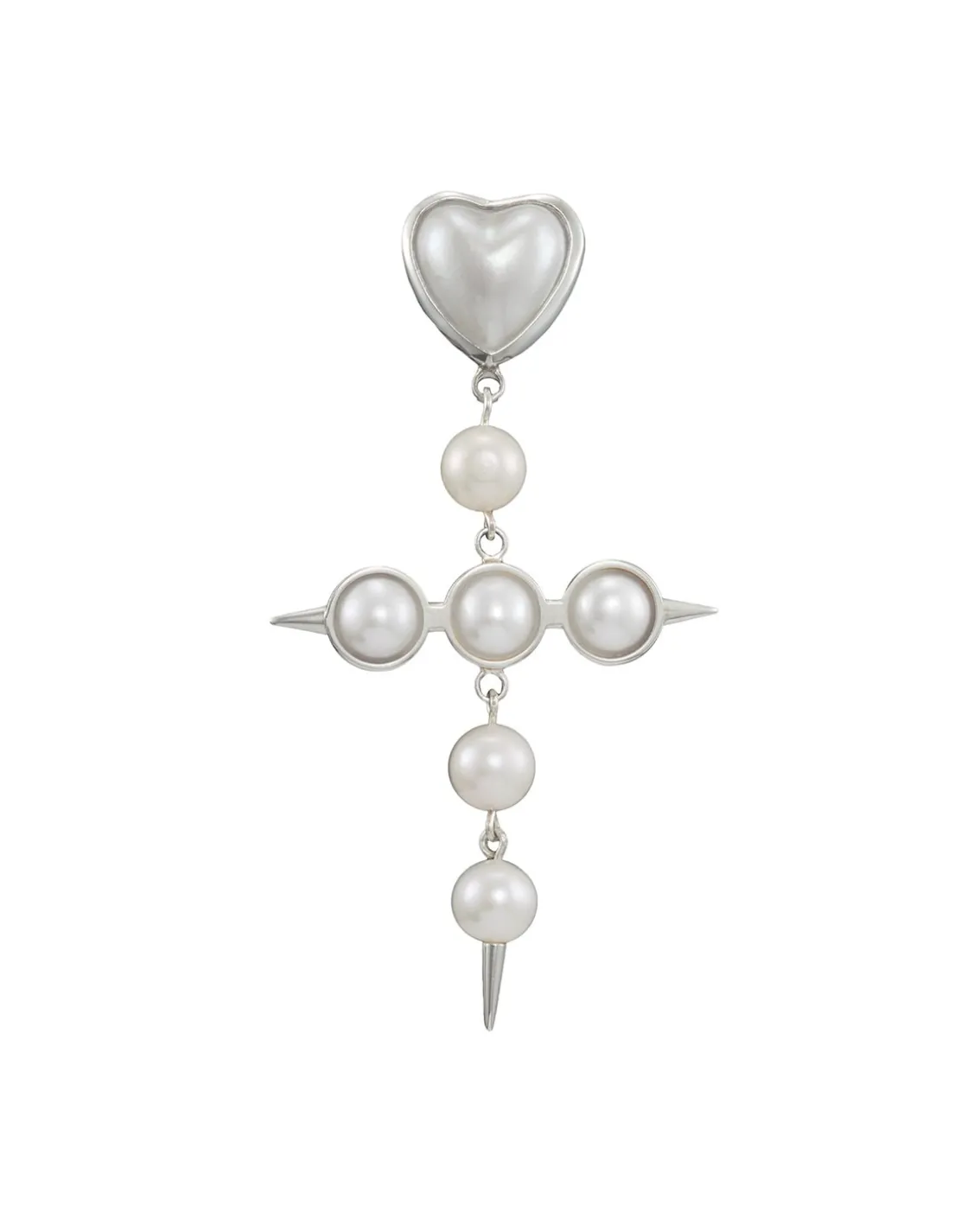 Maria Nilsdotter Empress Earring Silver
