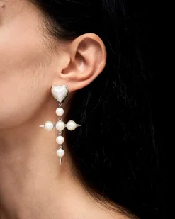 Maria Nilsdotter Empress Earring Silver