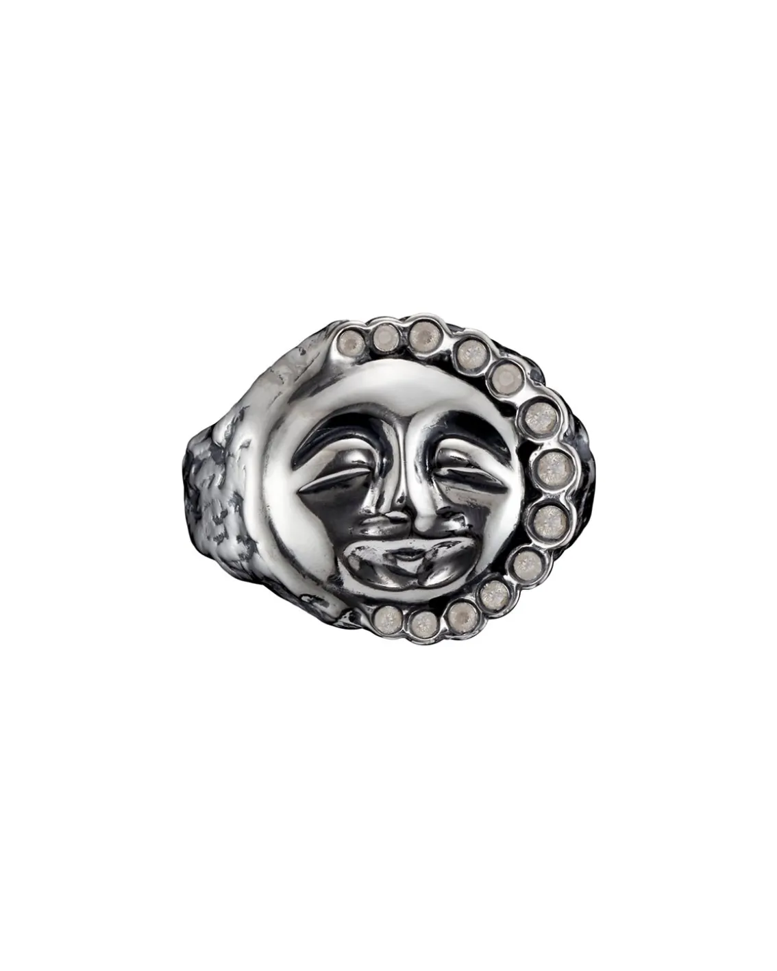 Maria Nilsdotter Man In The Moon Ring Silver