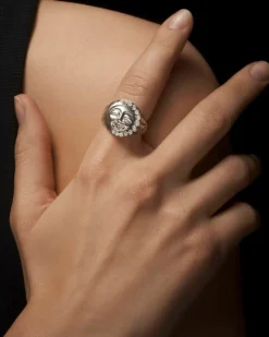 Maria Nilsdotter Man In The Moon Ring Silver