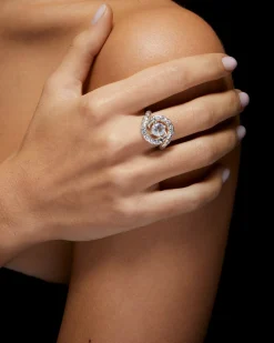 Maria Nilsdotter Maze Ring Moonstone Silver