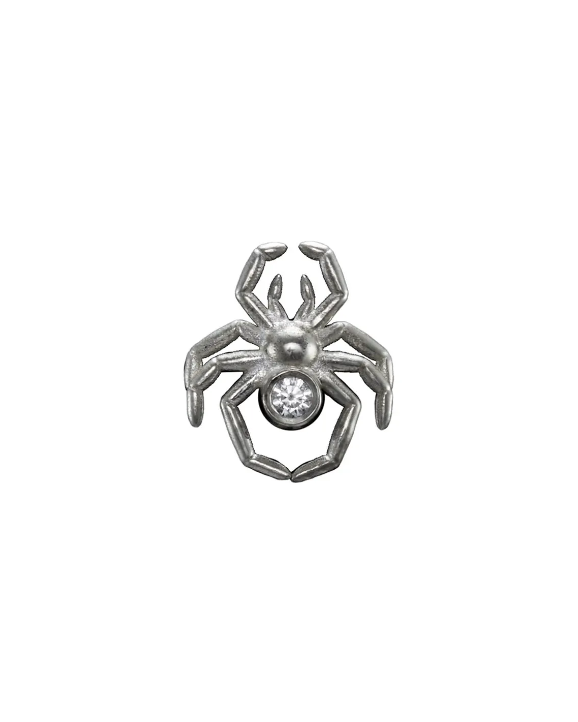 Maria Nilsdotter Spider Ear Stud Lab Grown Diamond Silver