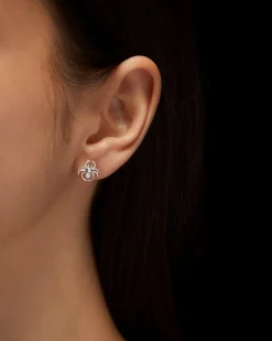 Maria Nilsdotter Spider Ear Stud Lab Grown Diamond Silver
