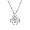 Maria Nilsdotter Spider Necklace Moonstone Silver