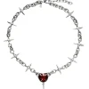 Maria Nilsdotter The Queens Necklace Red Garnet Silver