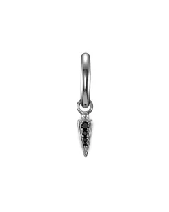 Maria Nilsdotter Tiny Poison Arrow Pavé Earring Silver