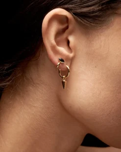 Maria Nilsdotter Tiny Poison Arrow Earring Gold