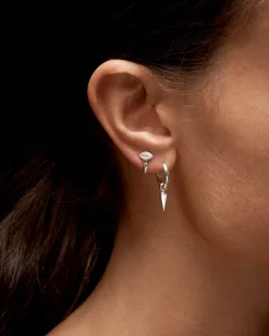Maria Nilsdotter Tiny Poison Arrow Earring Silver