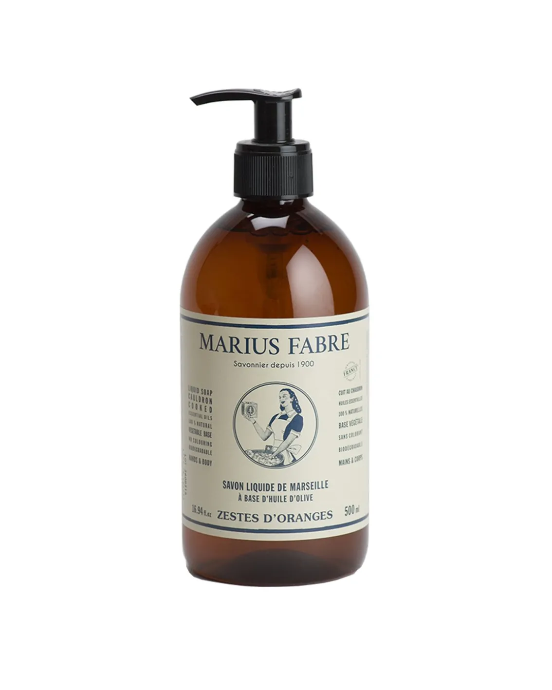 Marius Fabre Marseille Liquid Soap Orange Zest