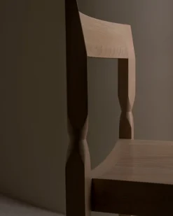 Massproductions Woodwerk Chair Natural Beech