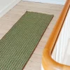 Matias Moellenbach Striped Jute Runner Mint