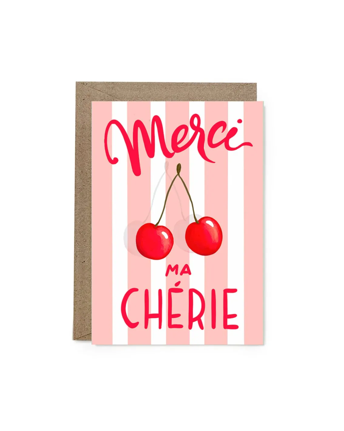 Merci Cherie Card