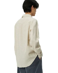 Mfpen Executive Shirt Beige Structure Check