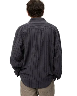 Mfpen Executive Shirt Dark Grey Stripe