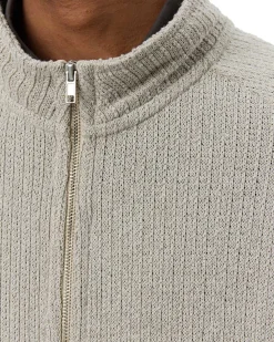 Mfpen Leisure Zip Sweater Oatmeal