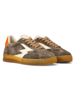 Moa Concept Master Club Sneakers M Taupe Orange Fluorescent